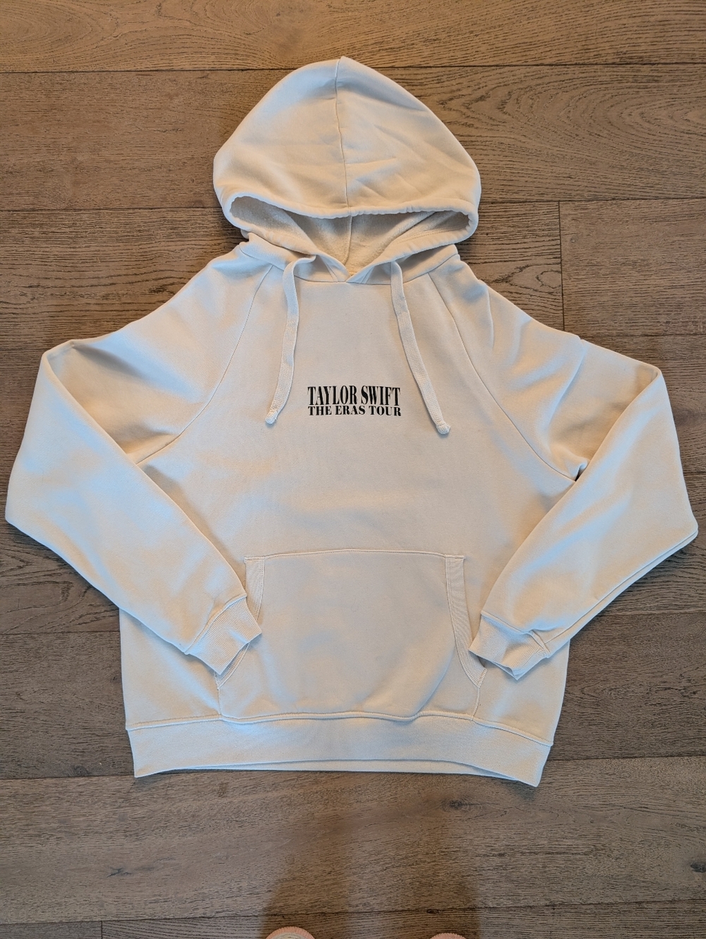 Taylor Swift Eras Tour Cream Pullover (Tour Authentic, Adult Size S, Fits Large)
